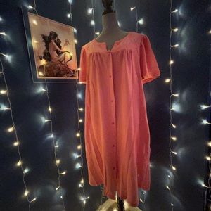 (WHITE STAG) Sleepwear Pink Robe